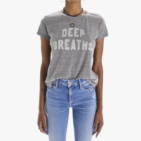 MOTHER Deep Breaths Tee - Picture 1 of 6